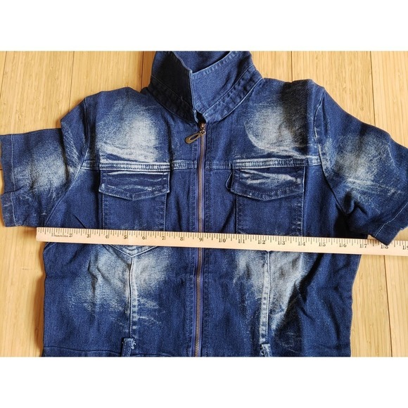 New Denim Romper - Picture 3 of 8